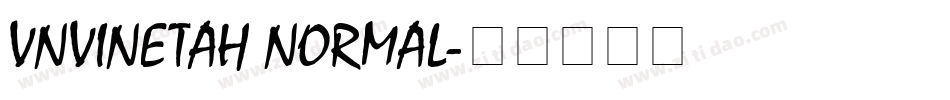 VNVinetaH Normal字体转换